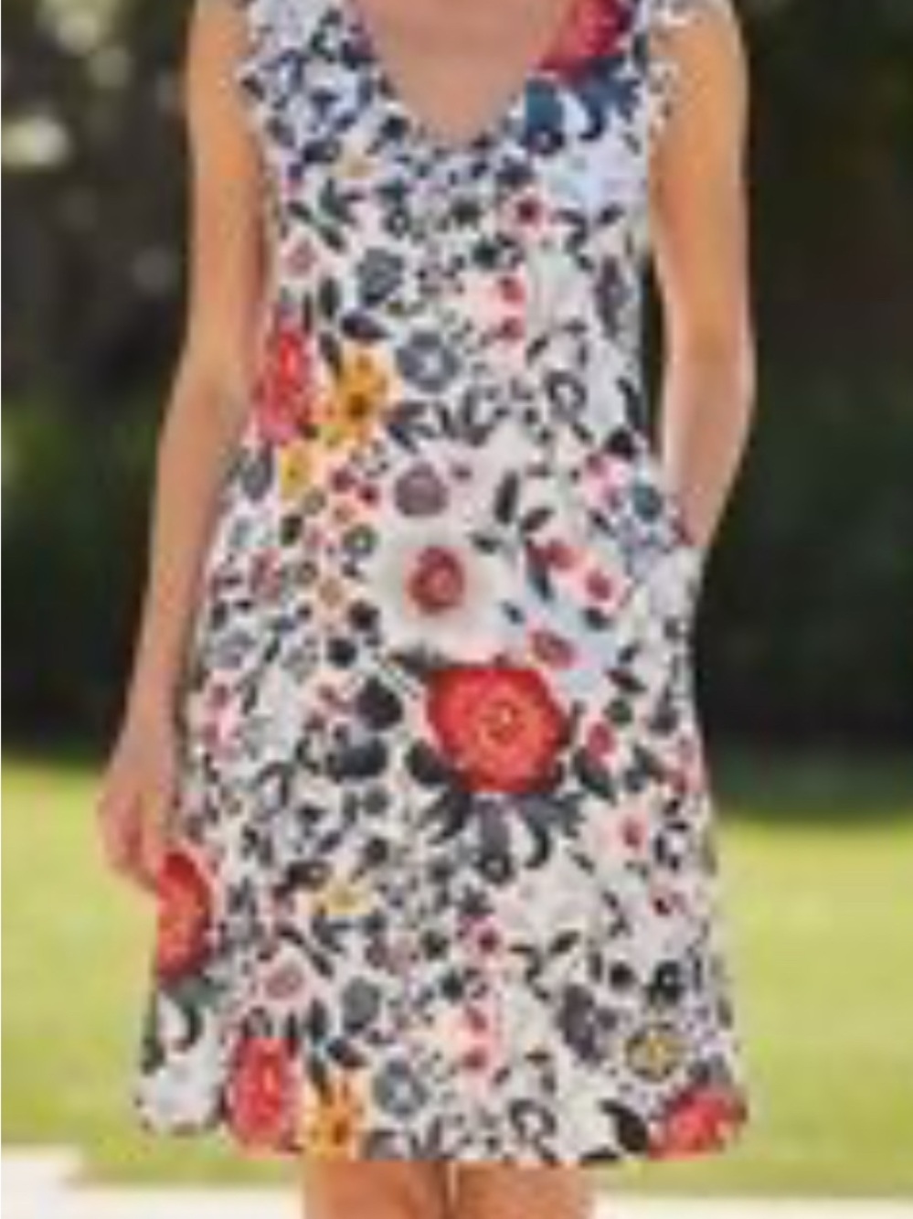 Loft medium floral sheath dress